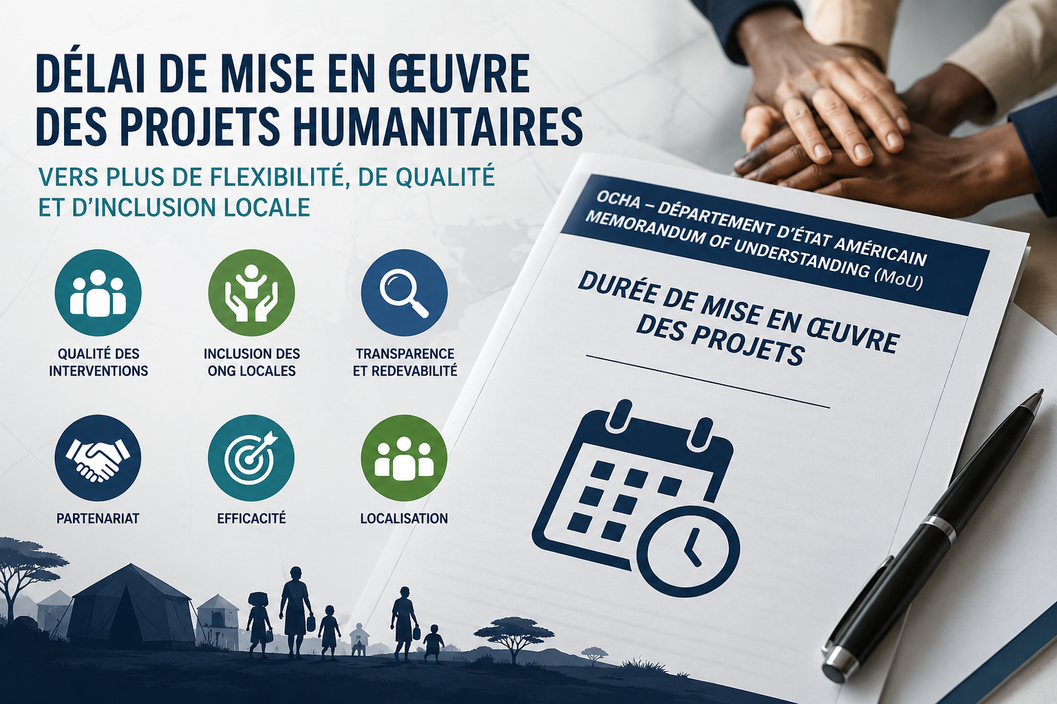 You are currently viewing Note sur le délai de mise en œuvre des projets humanitaires (MoU OCHA – États-Unis)