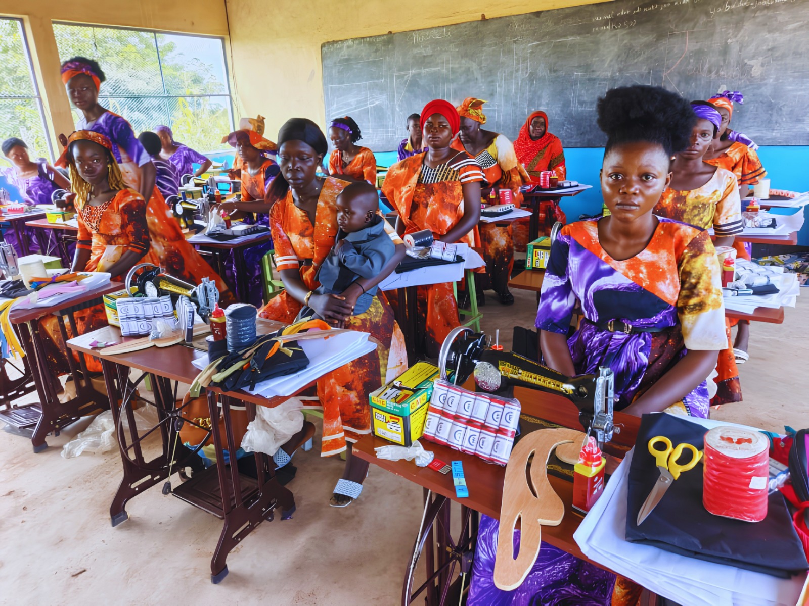 Vous consultez actuellement Clap de fin de la formation en couture : 42 nouveaux lauréats reçoivent leurs kits !