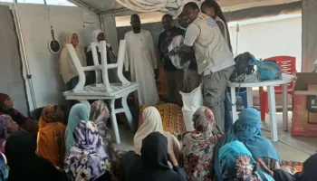 CIAUD Tchad a doté le centre d’écoute du site spontané des réfugiés de Adré en équipements de travail